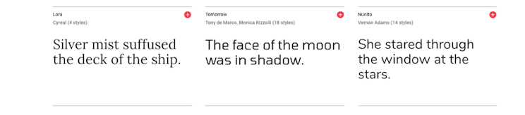 Phông chữ Google miễn phí